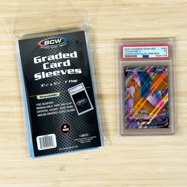 BCW Resealable Graded Card Sleeves - Sport Cards