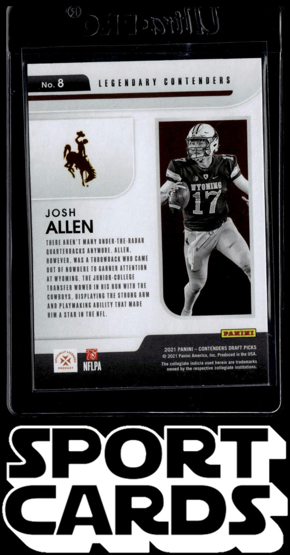 2021 Panini Contenders Draft Picks #8 Josh Allen
