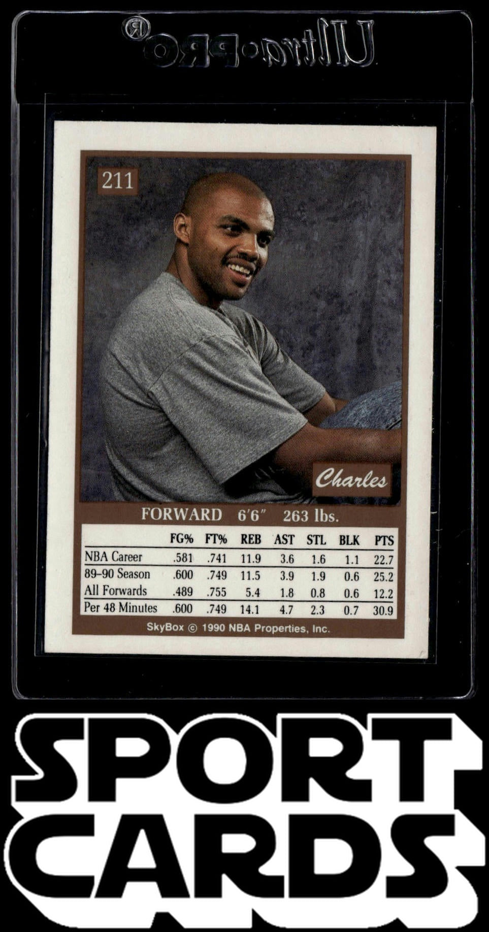 1990-91 SkyBox #211 Charles Barkley SportCards.com