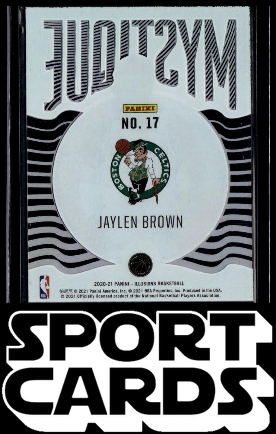 2020-21 Panini Illusions #17 Jaylen Brown Mystique Emerald SportCards.com