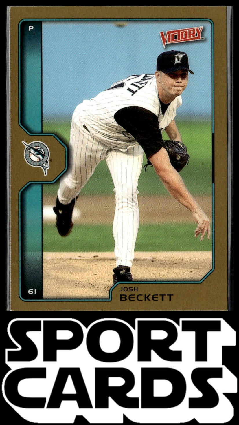 2002 Upper Deck Victory #392 Josh Beckett Gold SportCards.com