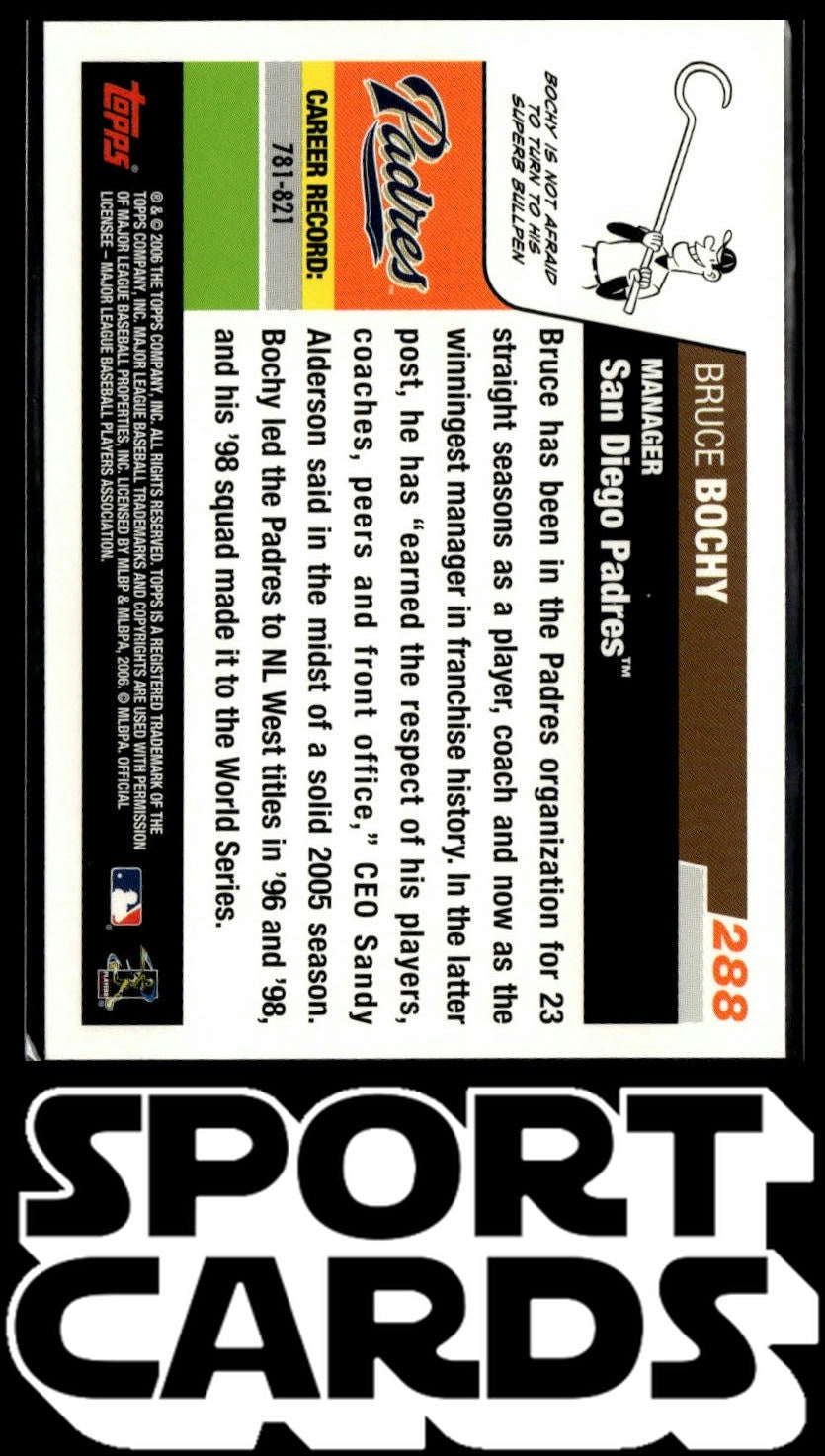 2006 Topps #288 Bruce Bochy SportCards.com