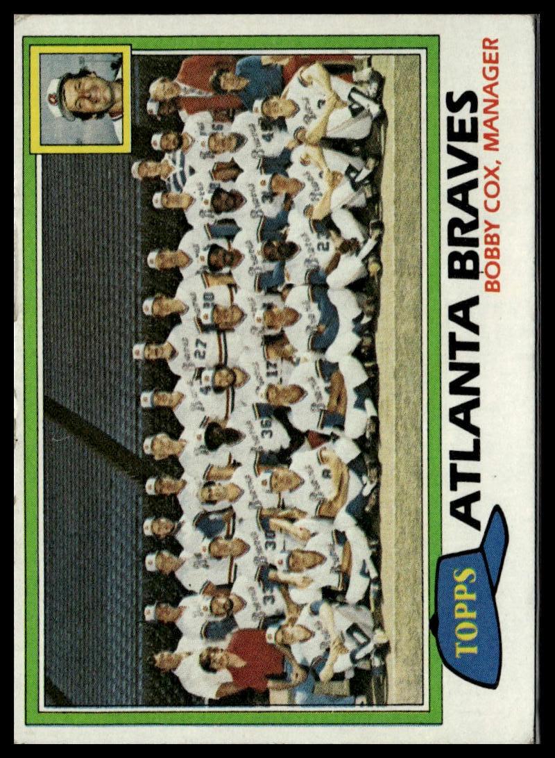 1981 Topps #675 Atlanta Braves / Bobby Cox Team Checklists SportCards.com