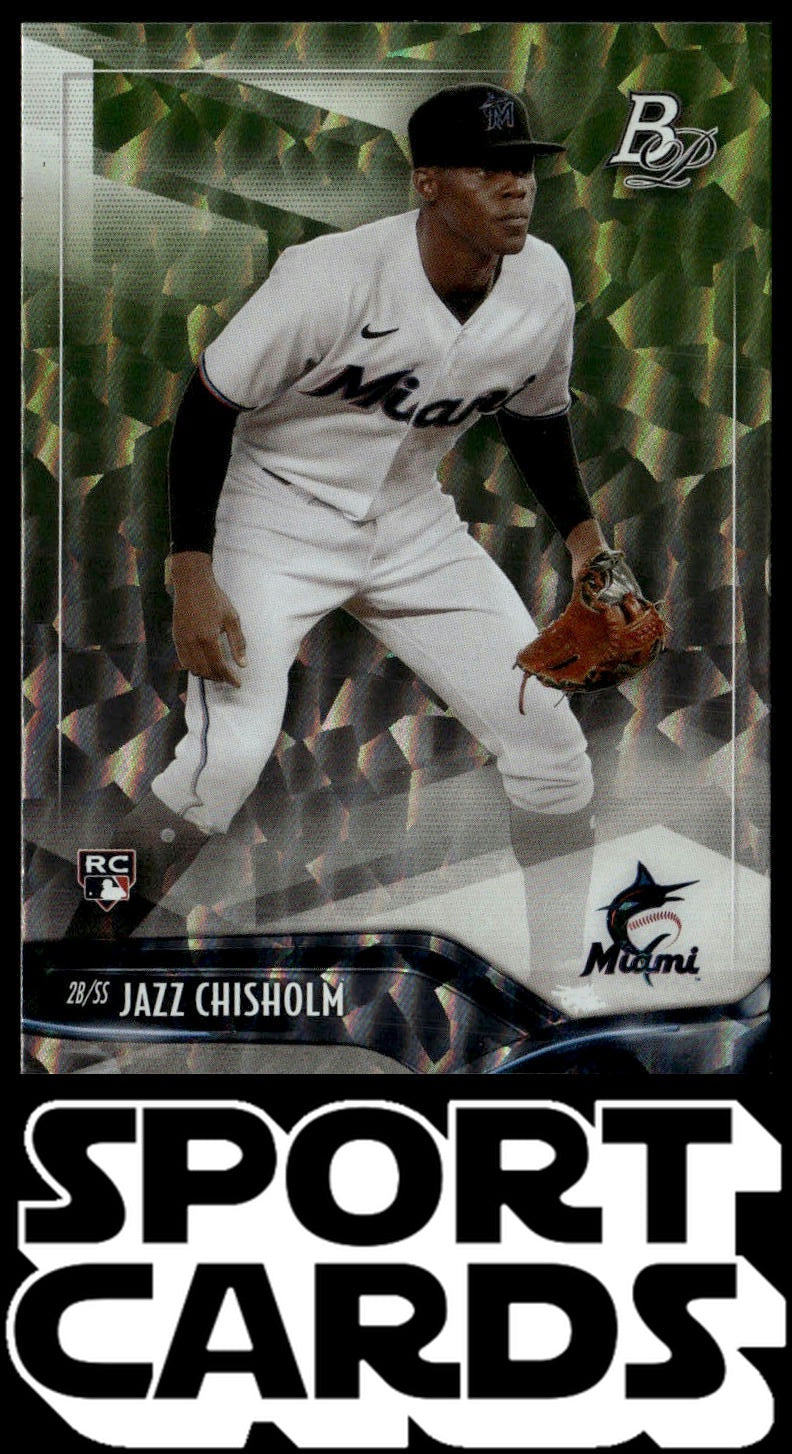 2021 Bowman Platinum #24 Jazz Chisholm Ice Foil SportCards.com