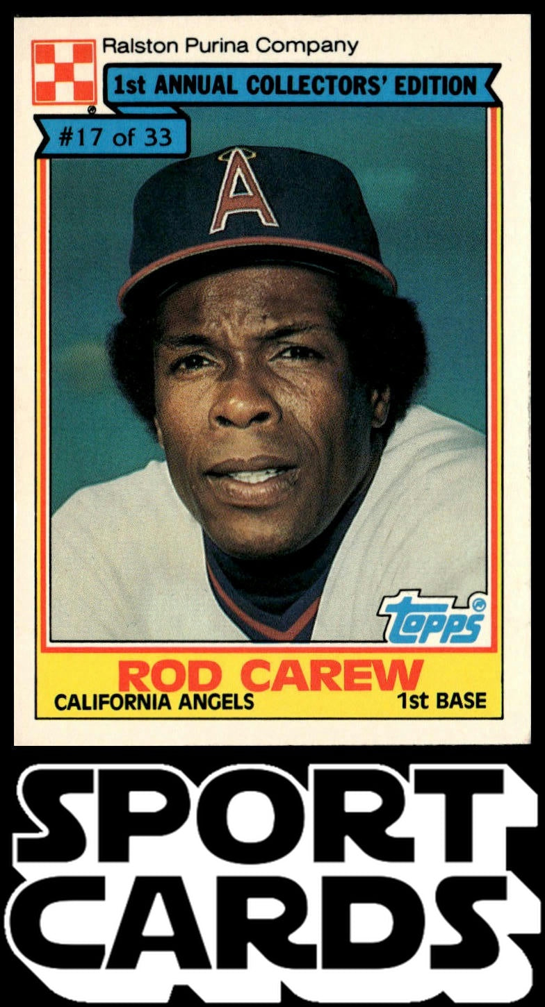 1984 Topps Ralston Purina #17 Rod Carew SportCards.com