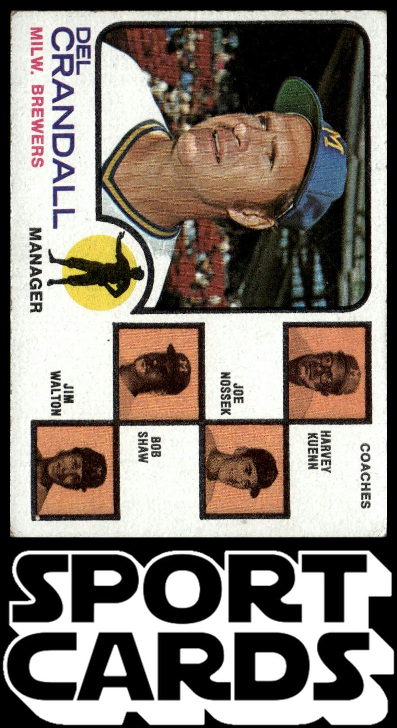 1973 Topps #646 Brewers Field Leaders SportCards.com