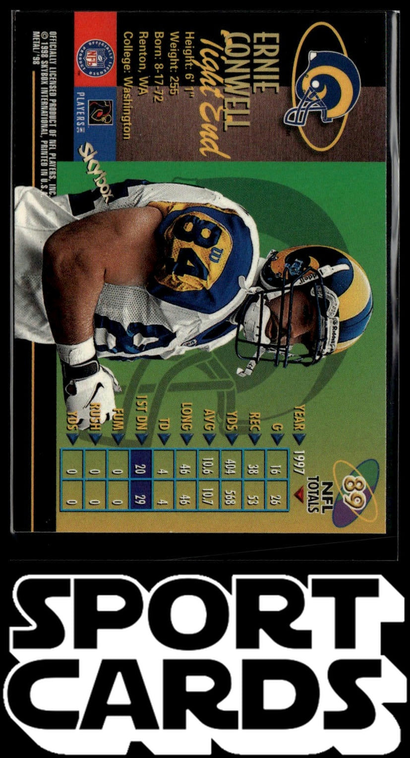 1998 Metal Universe #89 Ernie Conwell SportCards.com