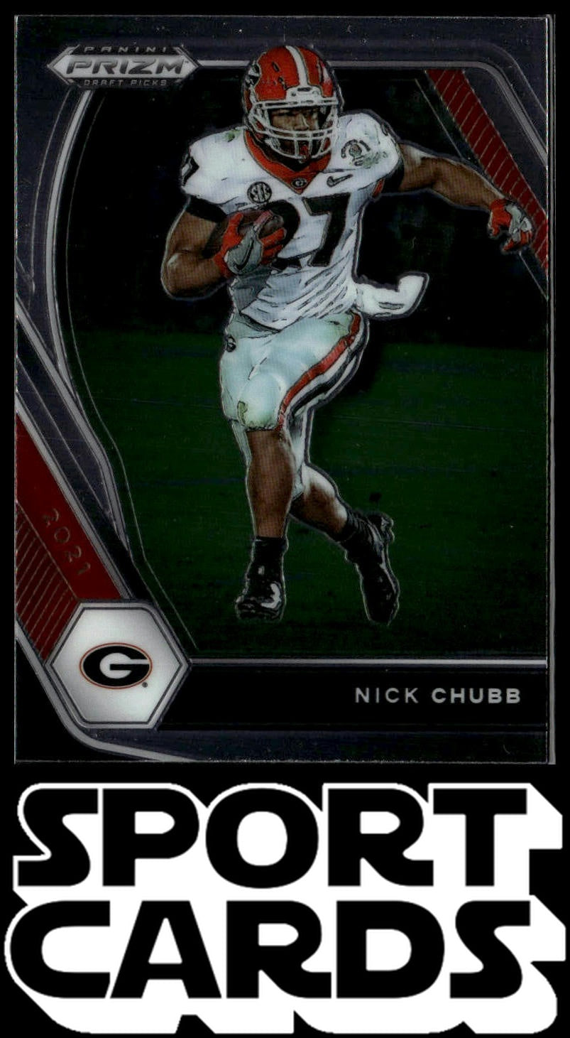 2021 Panini Prizm Draft Picks Collegiate #90 Nick Chubb SportCards.com