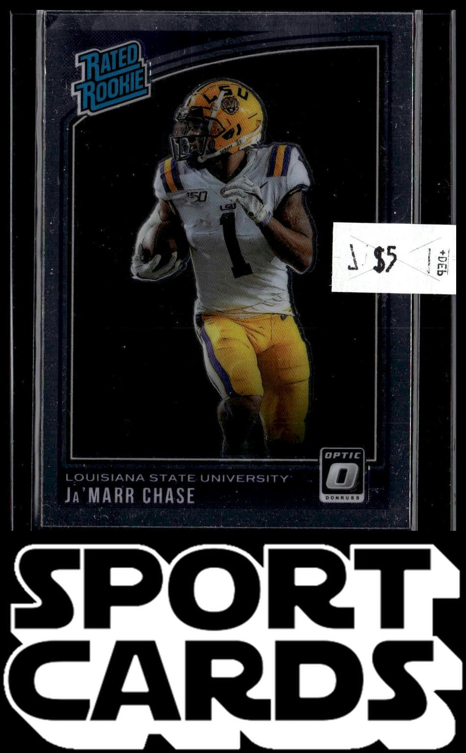 2021 Panini Chronicles Draft Picks #205 Ja'Marr Chase Donruss Optic RR