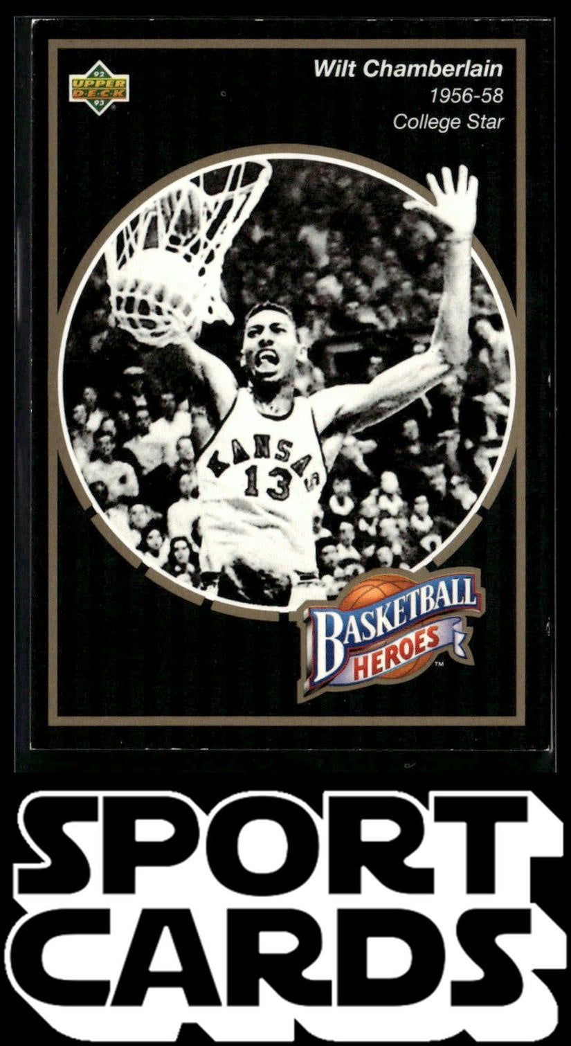 1992-93 Upper Deck #10 Wilt Chamberlain Basketball Heroes