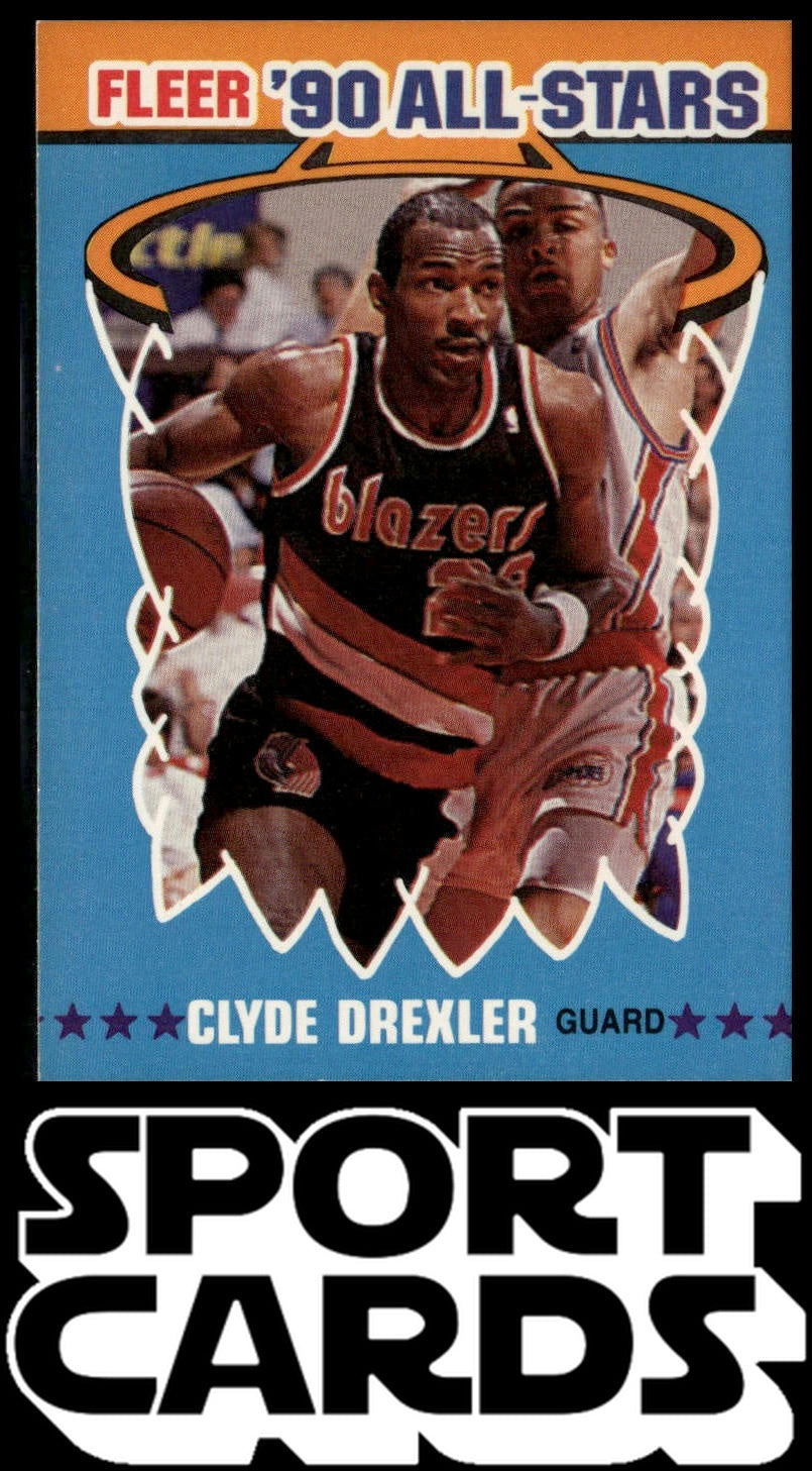 1990-91 Fleer #11 Clyde Drexler All-Stars SportCards.com