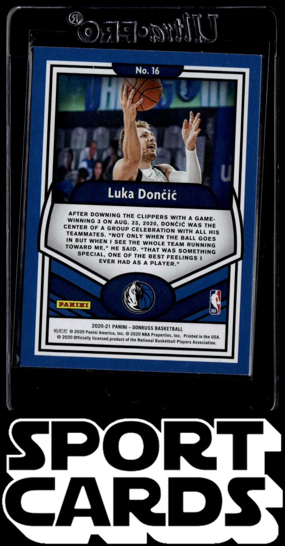 2020-21 Donruss #16 Luka Doncic Complete Players SportCards.com