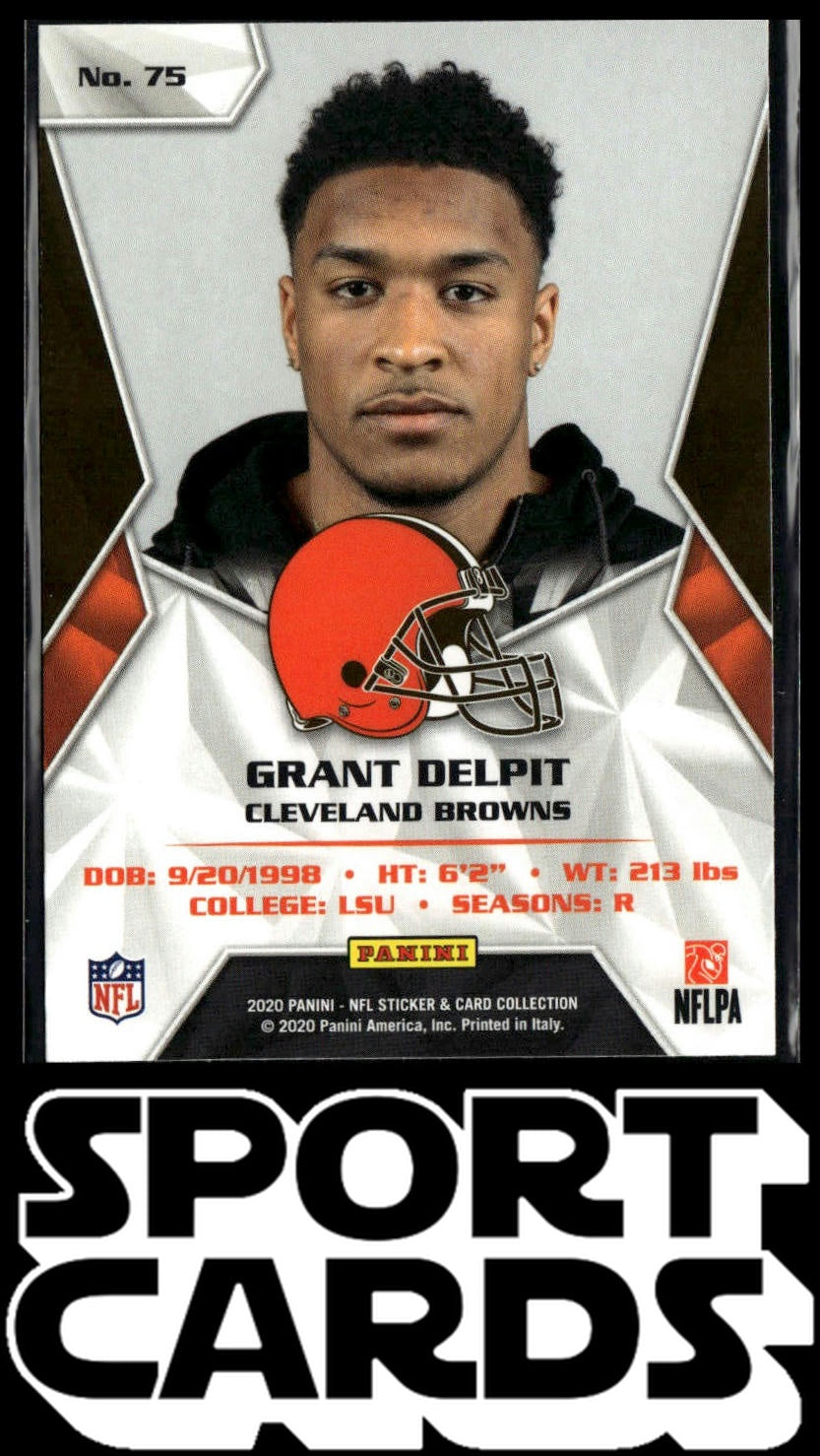2020 Panini Sticker & Card Collection #75 Grant Delpit Cards SportCards.com