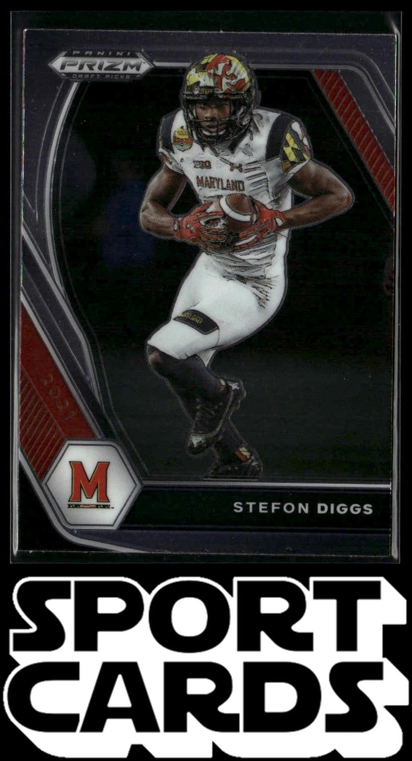 2021 Panini Prizm Draft Picks Collegiate #37 Stefon Diggs SportCards.com