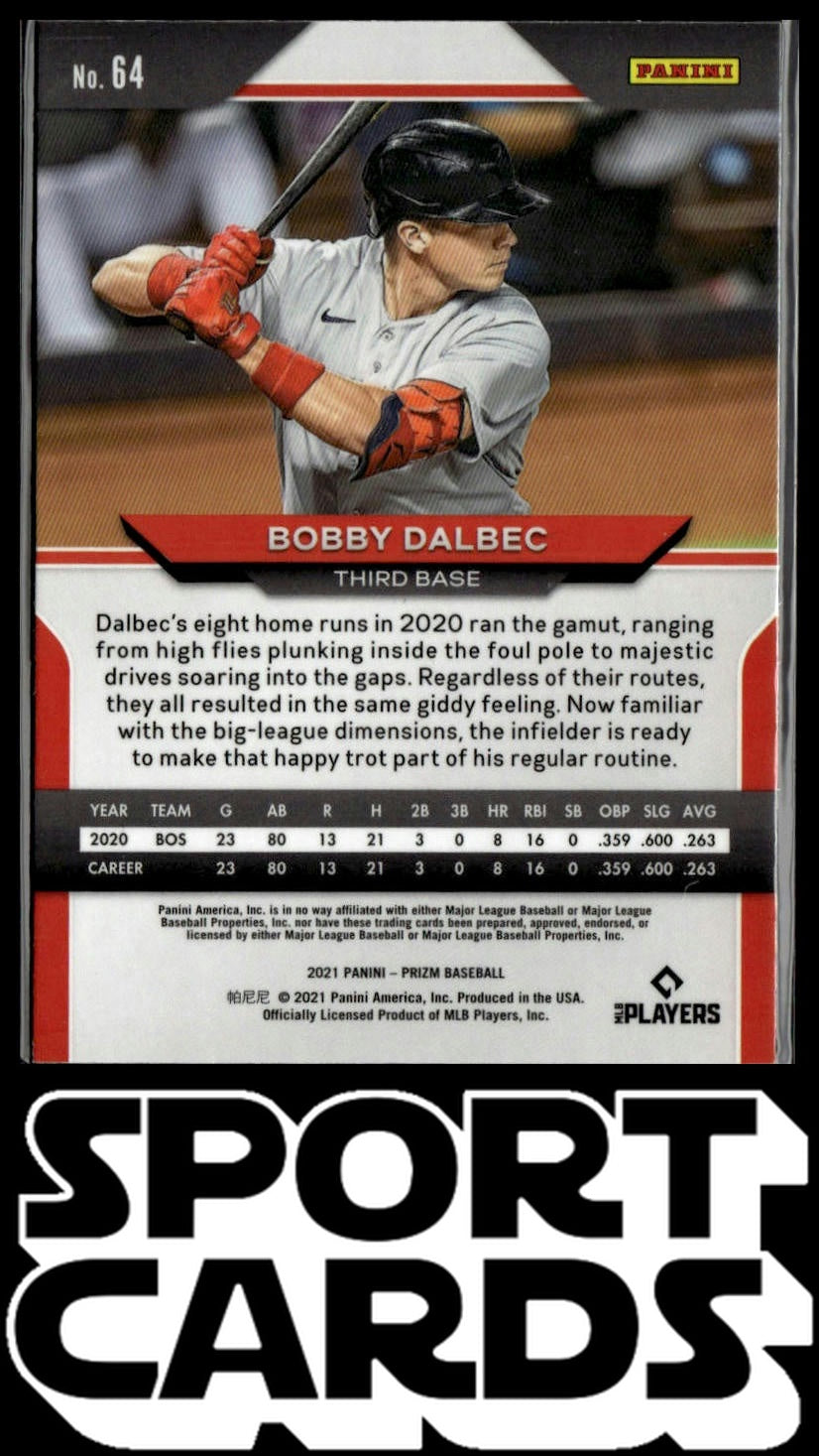 2021 Panini Prizm #64 Bobby Dalbec SportCards.com