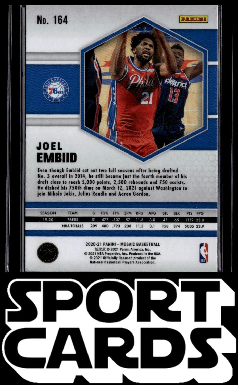 2020-21 Panini Mosaic #85 Collin Sexton SportCards.com