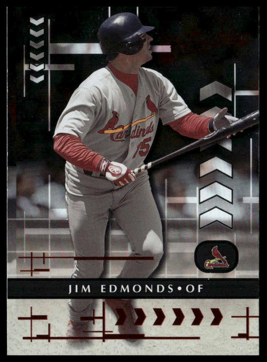 2001 Playoff Absolute Memorabilia #33 Jim Edmonds SportCards.com