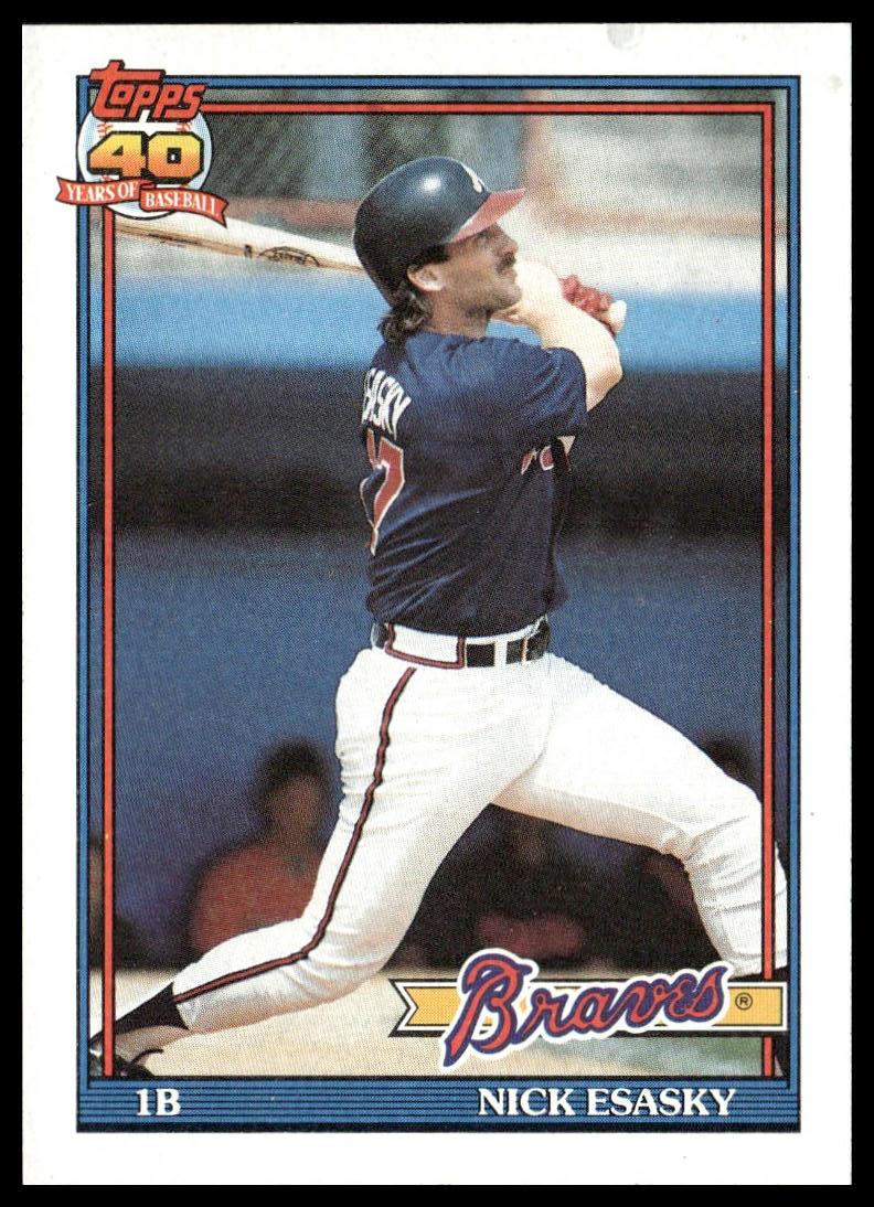 1991 Topps #418b Nick Esasky SportCards.com