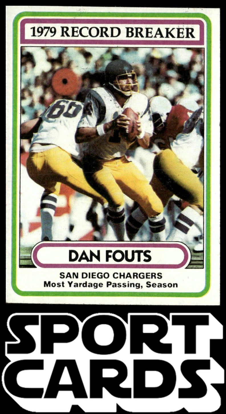 1980 Topps #3 Dan Fouts SportCards.com