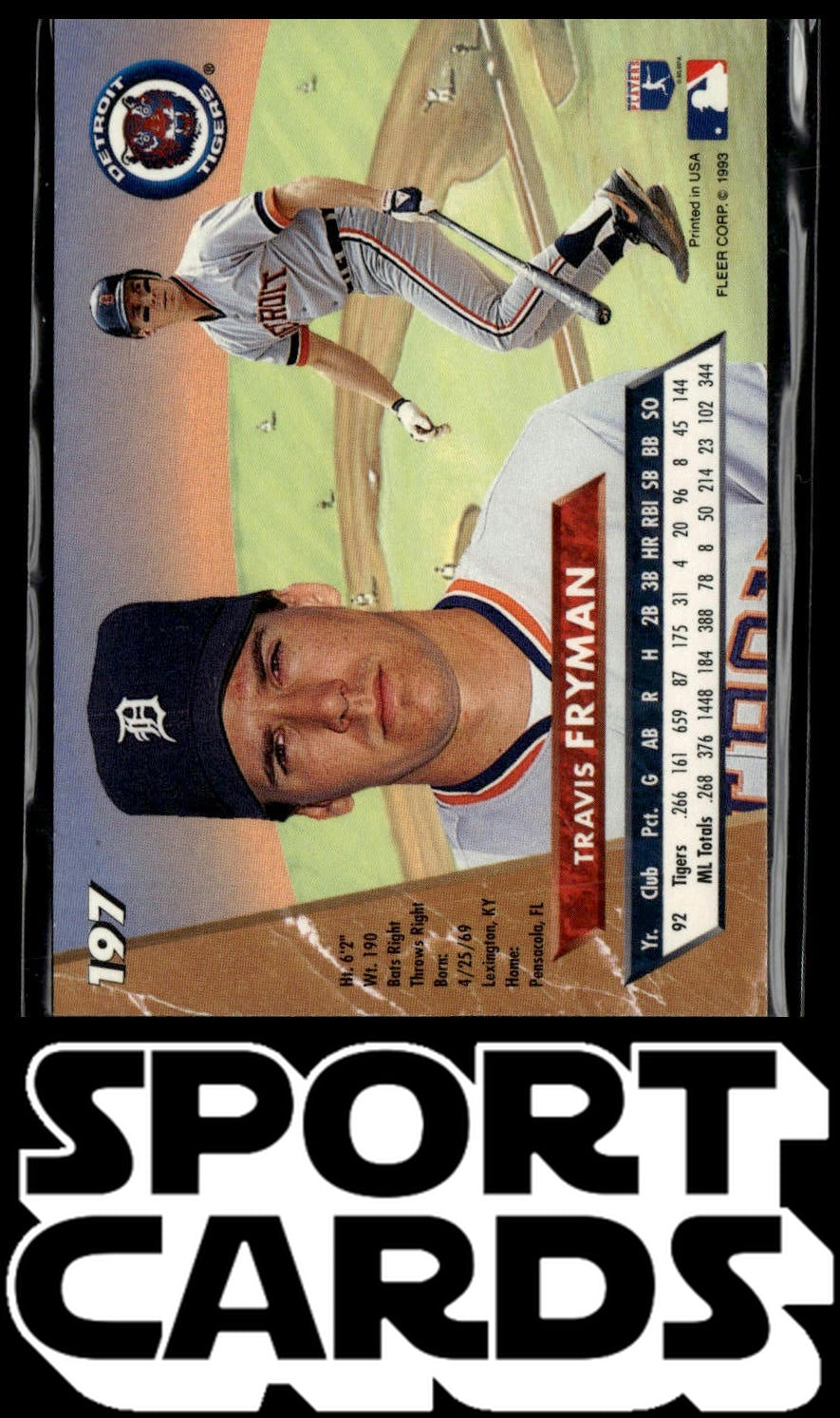 1993 Ultra #197 Travis Fryman SportCards.com