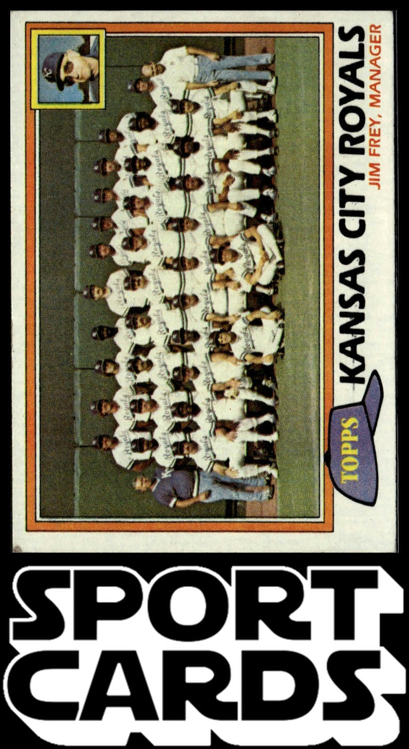 1981 Topps #667 Kansas City Royals / Jim Frey SportCards.com