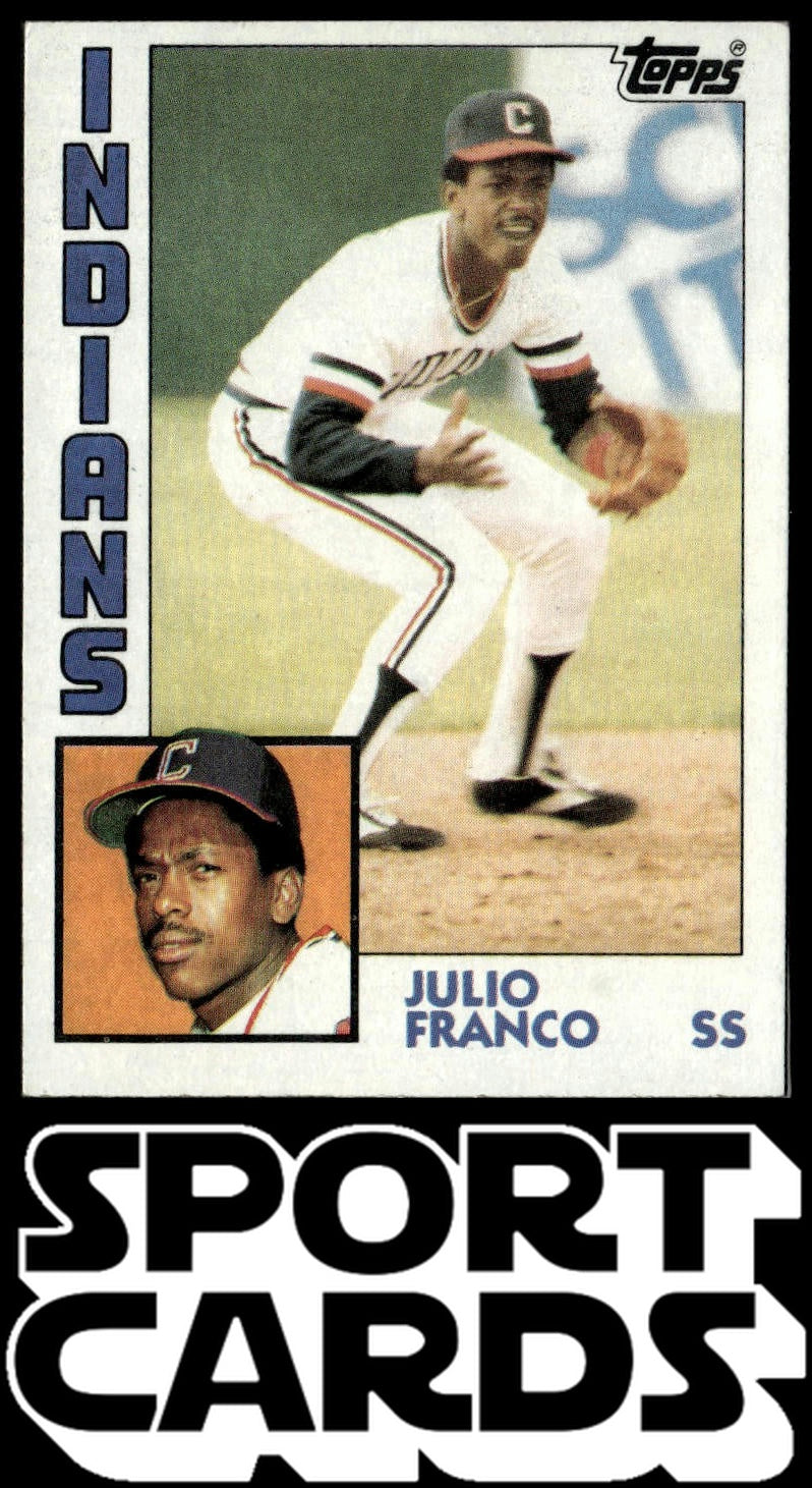 1984 Topps Head-In-Box Proofs #NNO Julio Franco SportCards.com