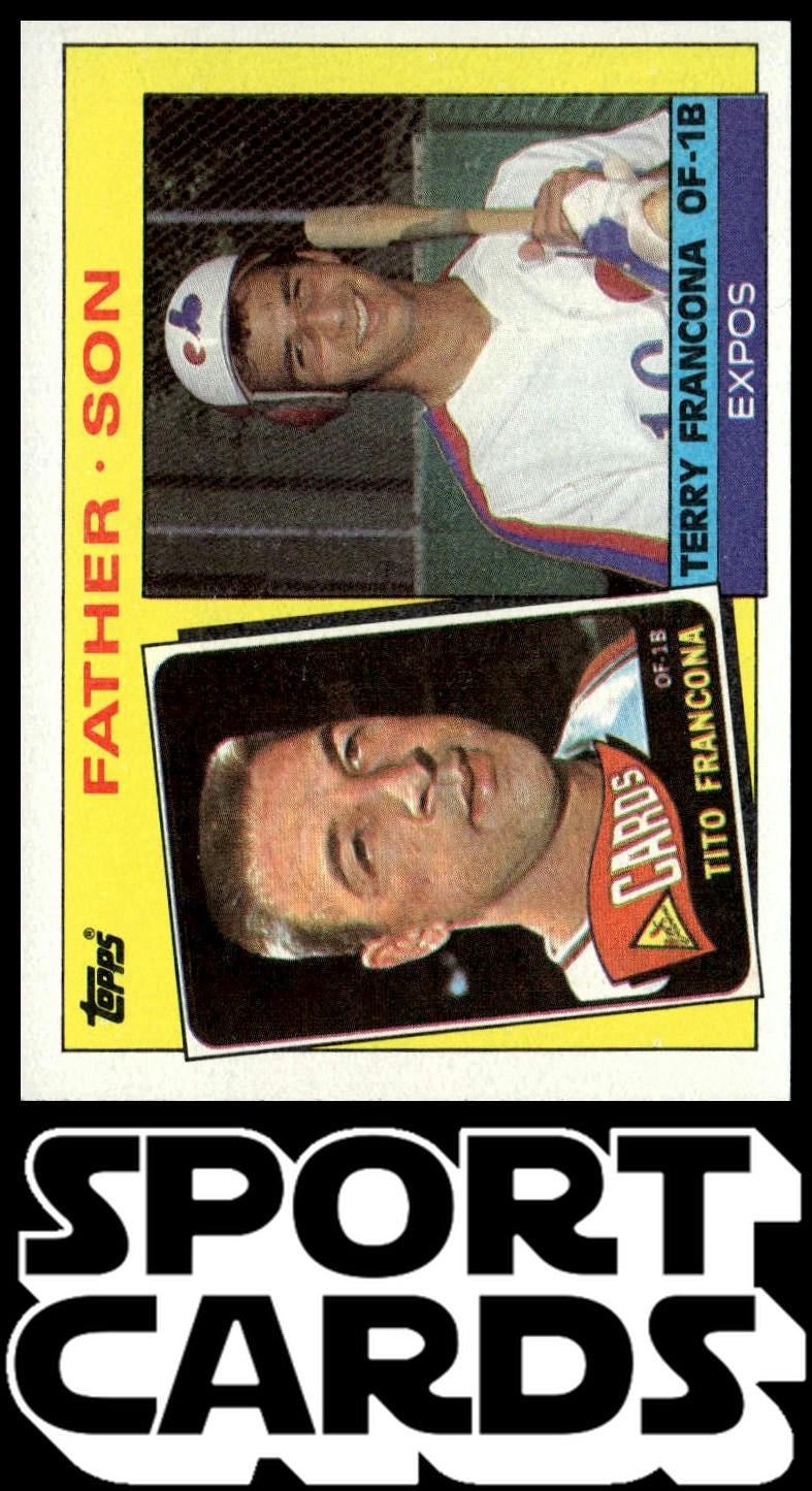 1985 Topps #134 Tito Francona / Terry Francona F&S SportCards.com