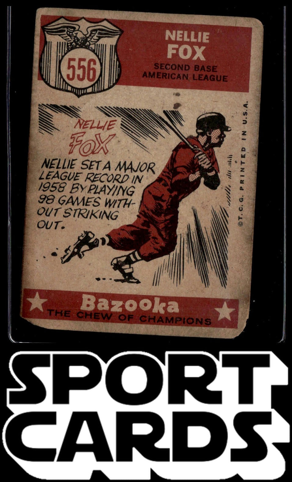 1959 Topps #556 Nellie Fox SportCards.com