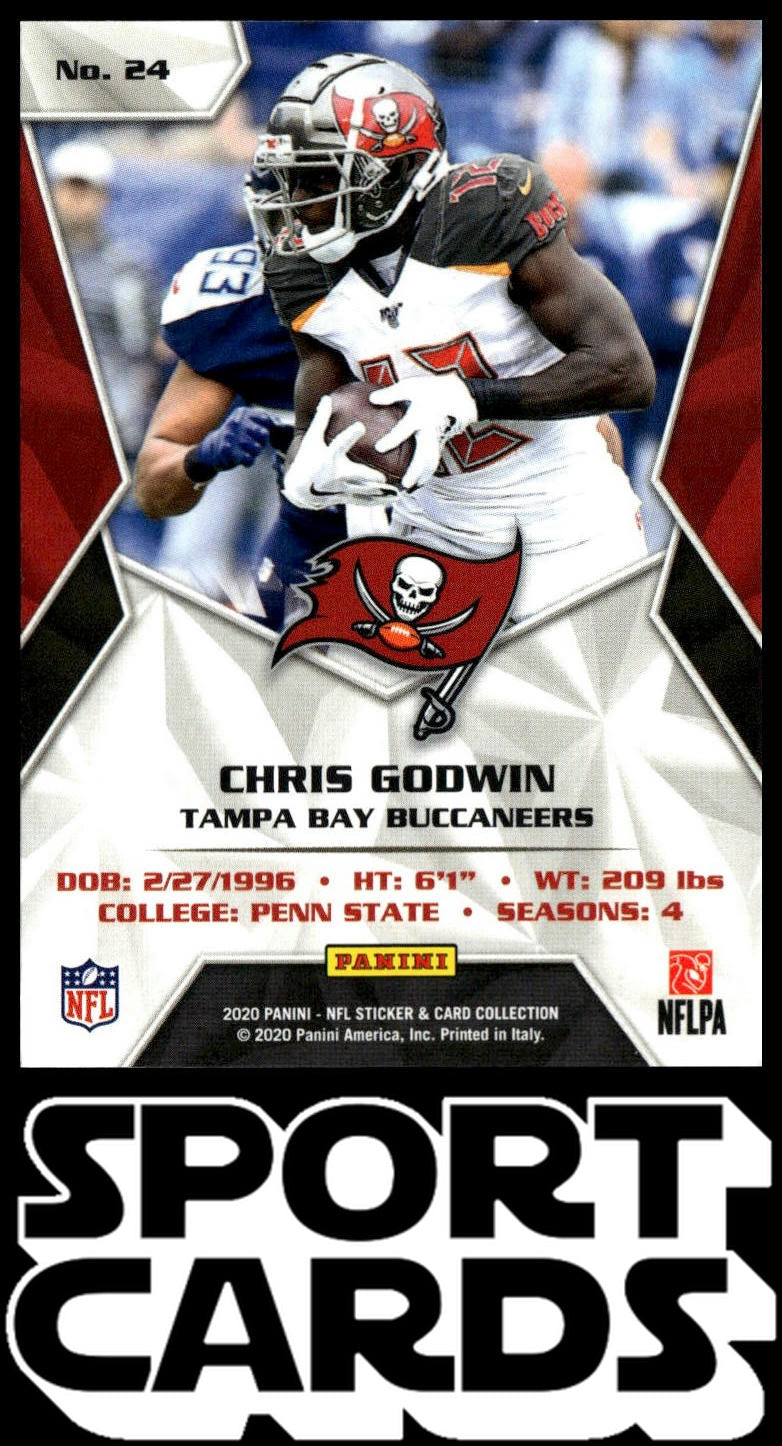 2020 Panini Sticker & Card Collection #24 Chris Godwin Cards SportCards.com