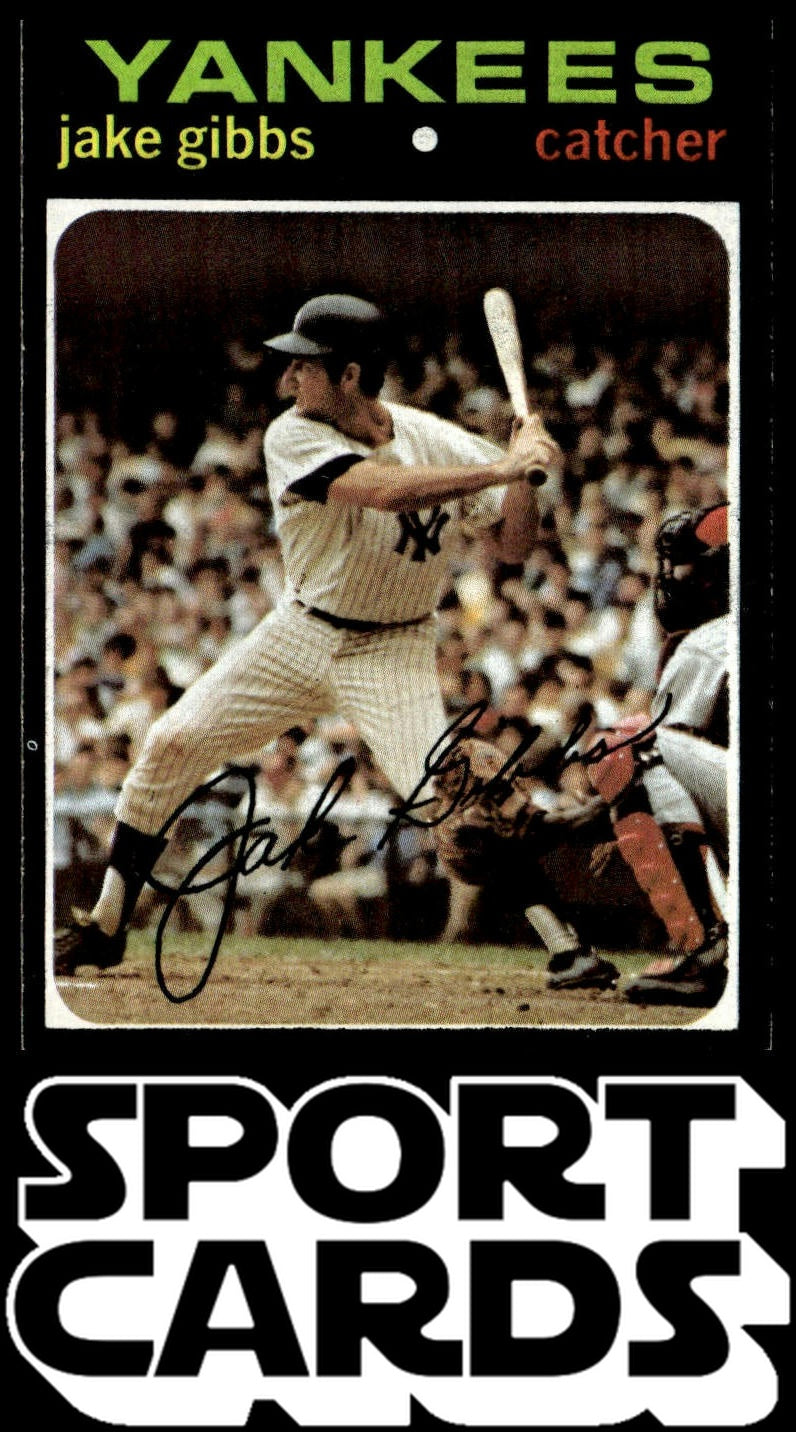1971 Topps #382 Jake Gibbs SportCards.com
