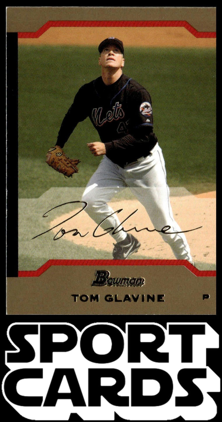 2004 Bowman #96 Tom Glavine Gold SportCards.com