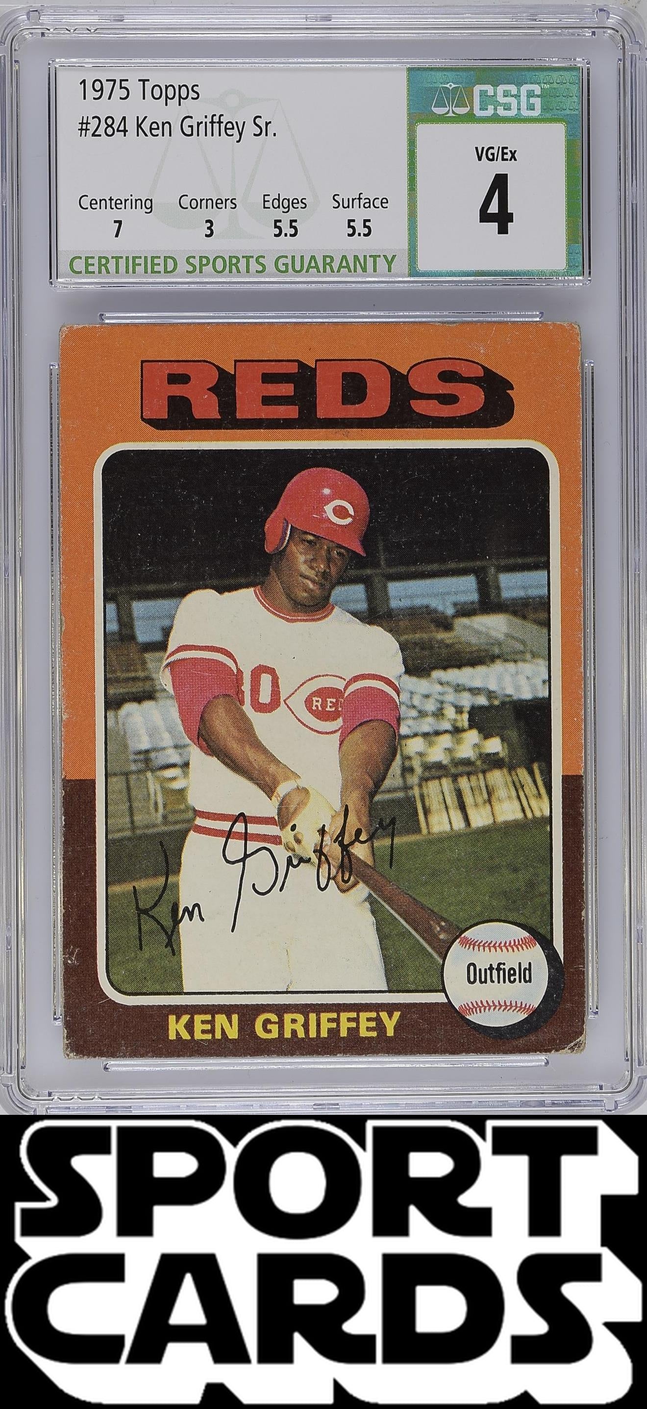 Topps #284 Ken Griffey CSG 4 SportCards.com