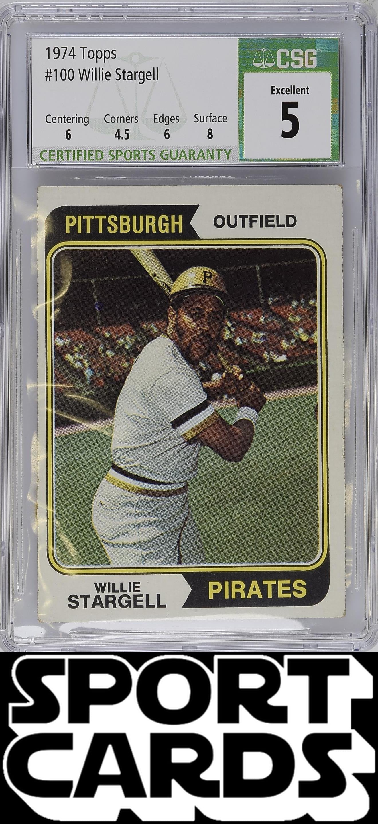 Topps #100 Willie Stargell CSG 5 SportCards.com