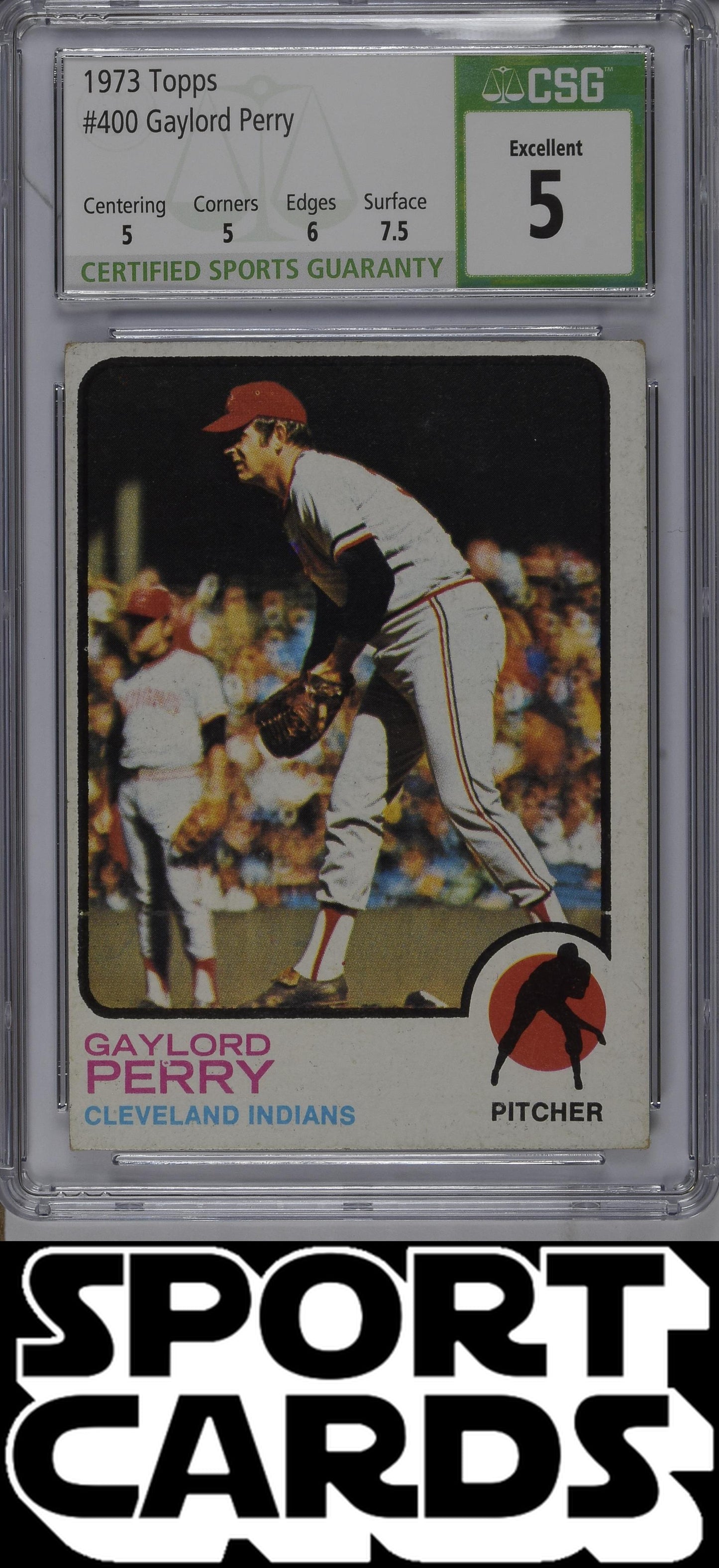 Topps #400 Gaylord Perry CSG 5 SportCards.com