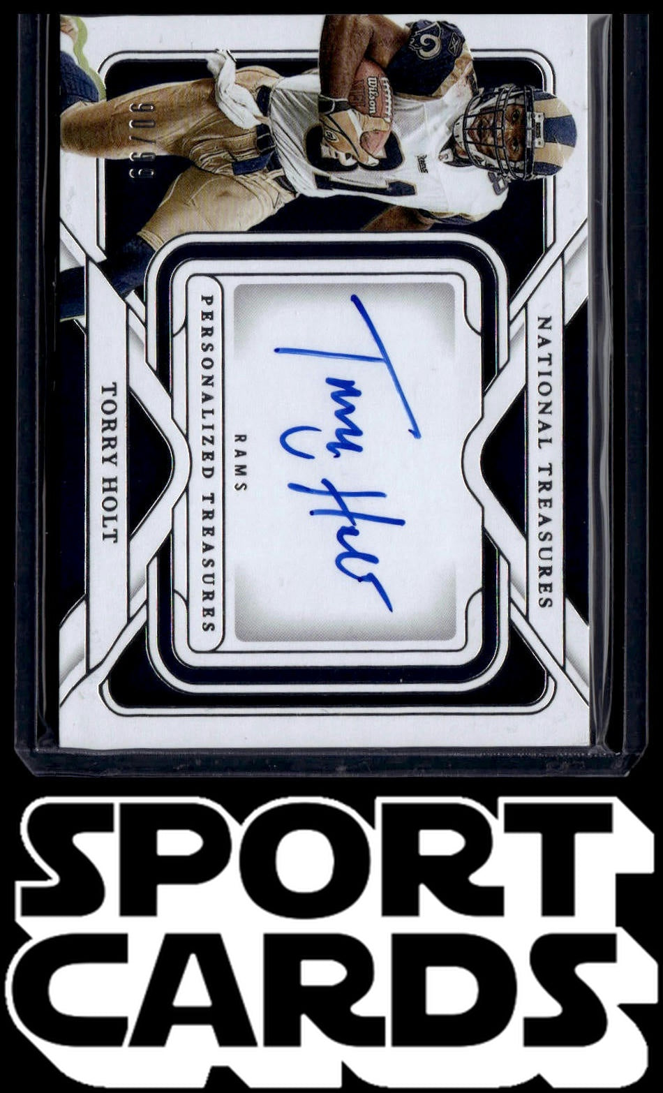 2024 Panini National Treasures #PT-TH Torry Holt Personalized Treasures #/99