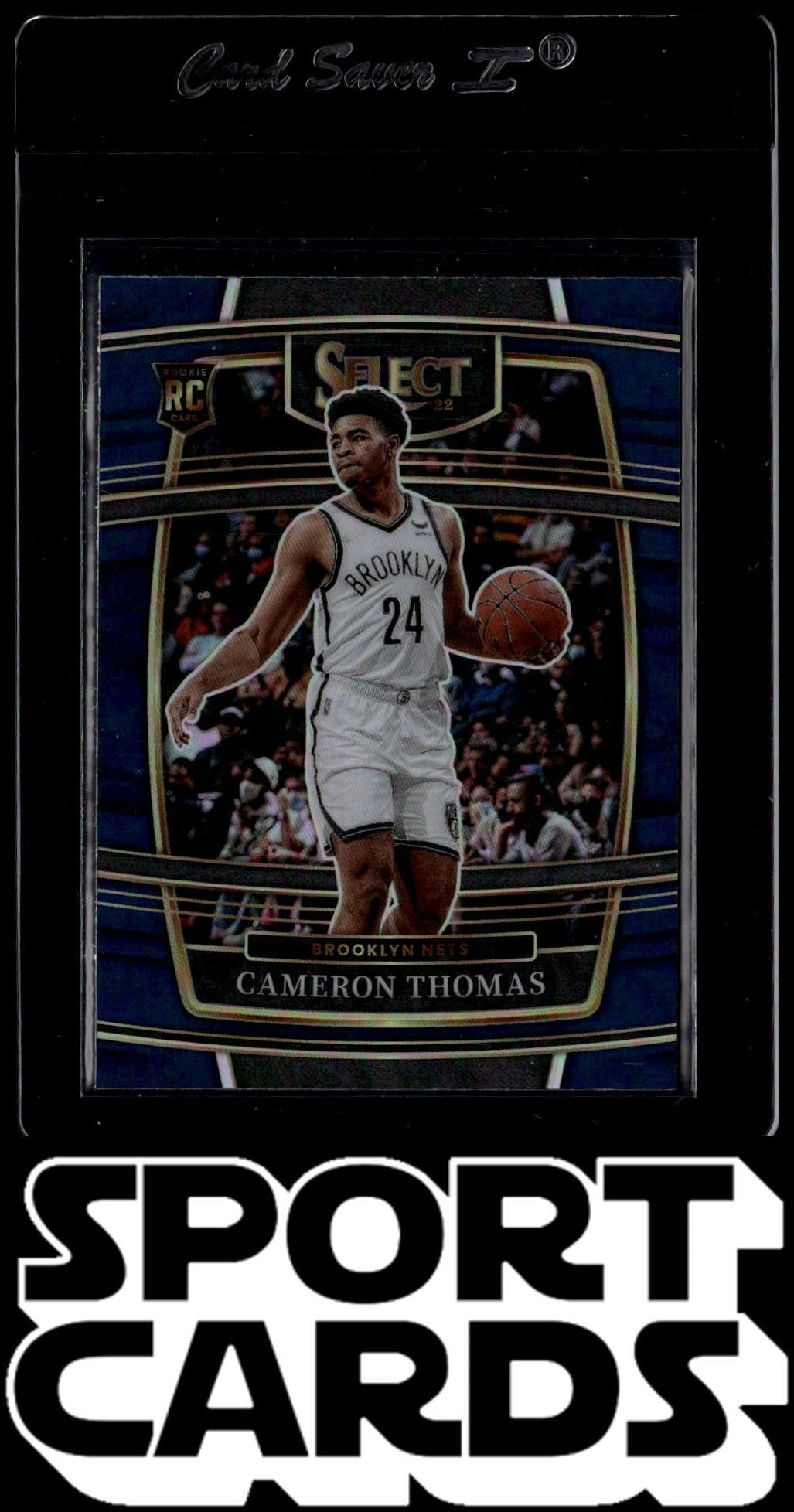 2021-22 Panini Select #21 Cameron Thomas Blue Prizms SportCards.com