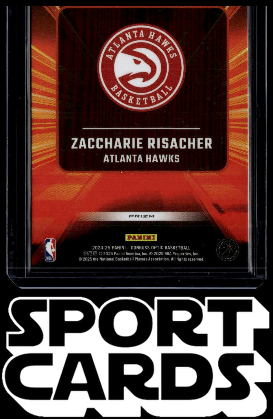 2024-25 Donruss Optic #23 Zaccharie Risacher Express Lane SportCards.com