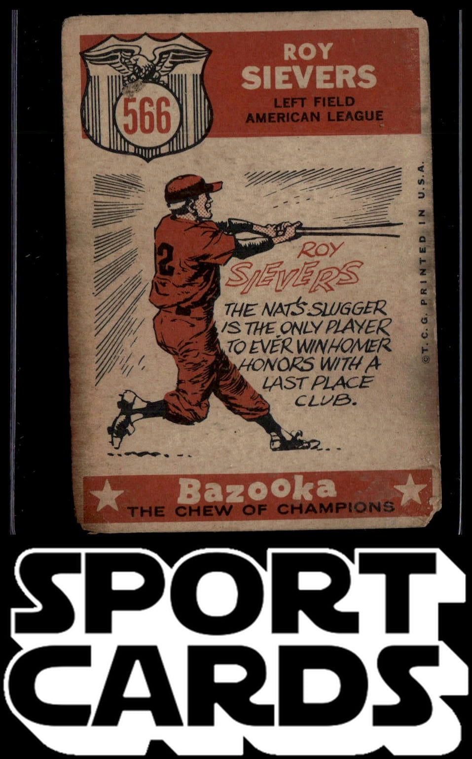 1959 Topps #566 Roy Sievers SportCards.com