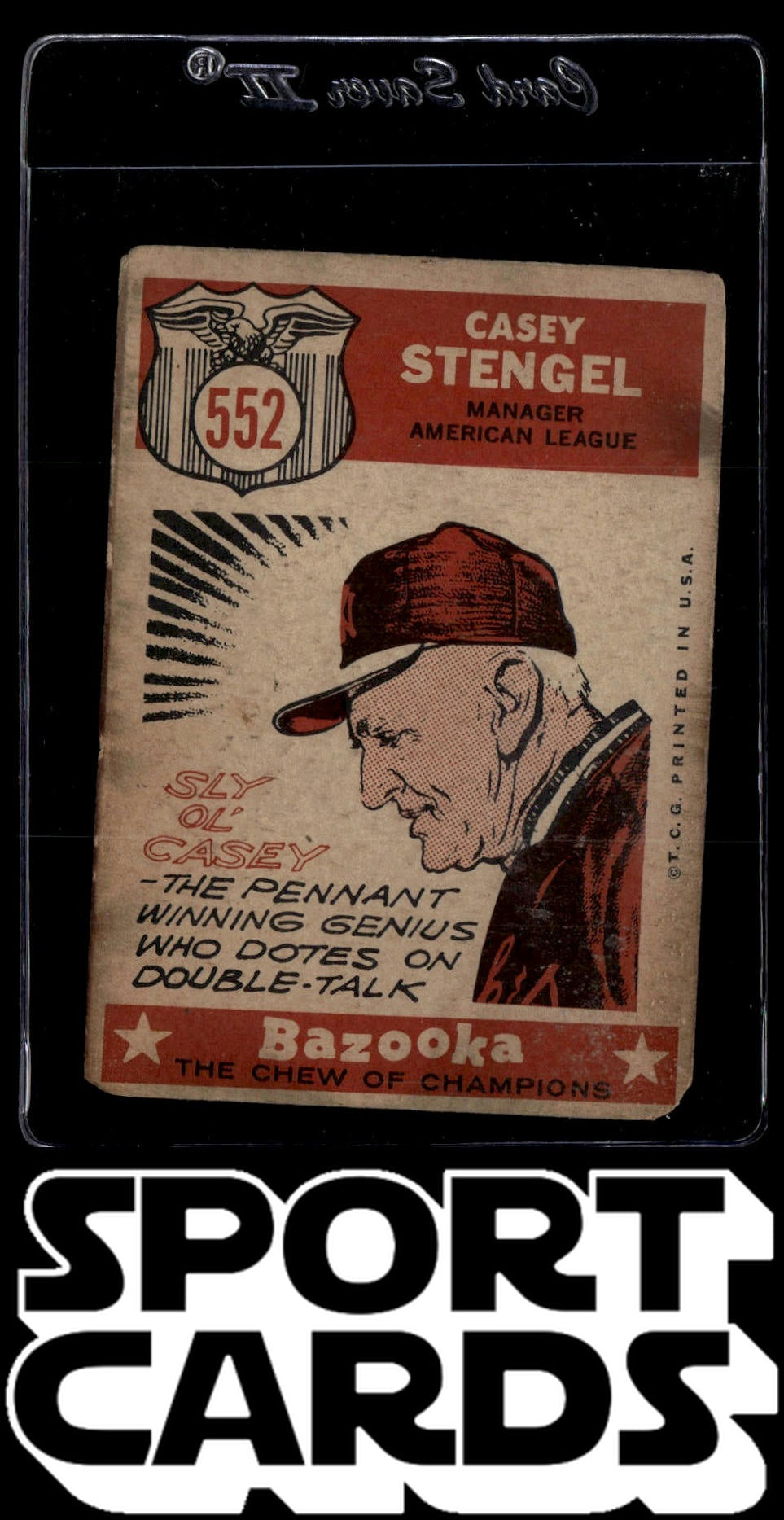 1959 Topps #552 Casey Stengel SportCards.com