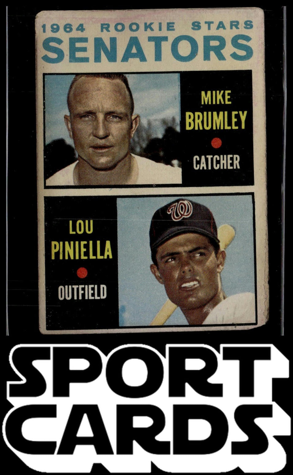 1964 Topps #167 Senators 1964 Rookie Stars Mike Brumley / Lou Piniella