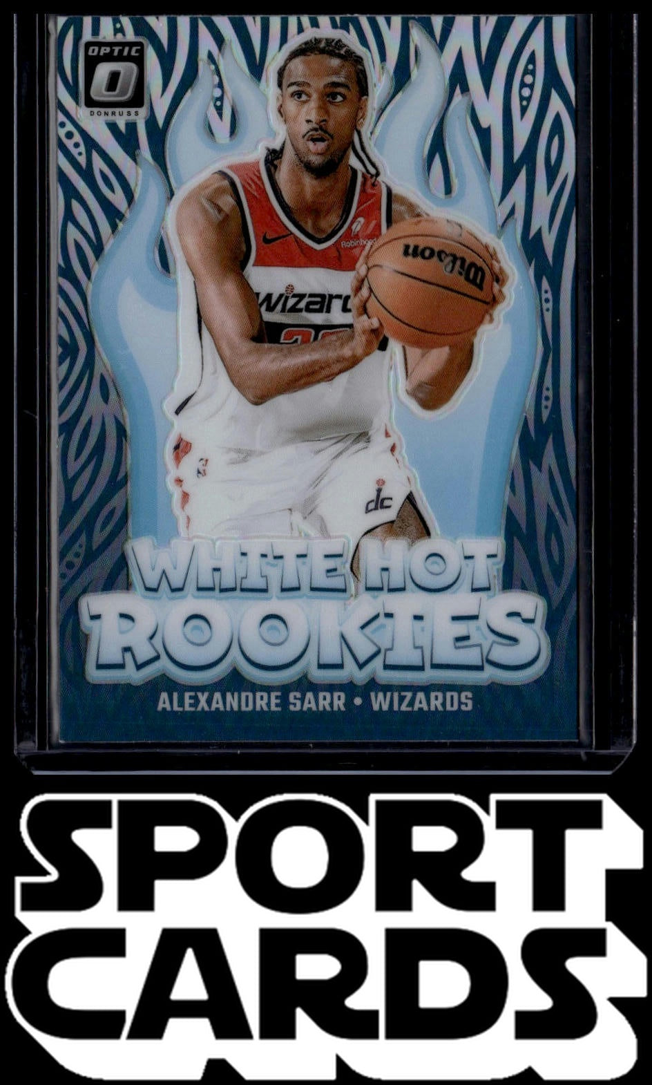 2024-25 Donruss Optic #14 Alexandre Sarr White Hot Rookies SportCards.com