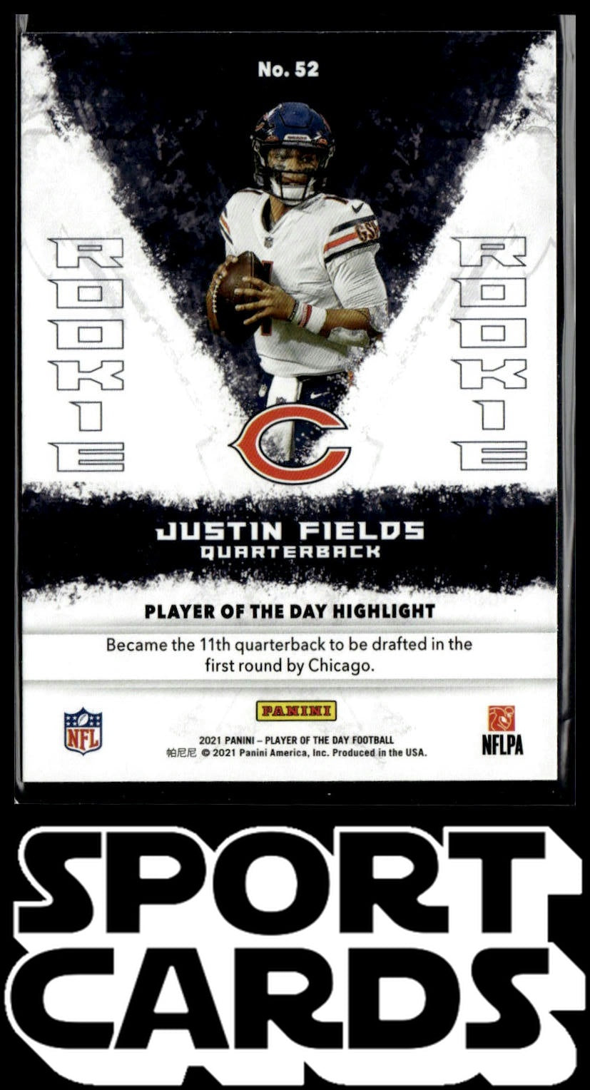2021 Panini Player of the Day #52 Justin Fields SportCards.com