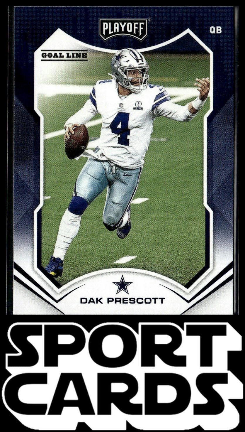 2021 Panini Playoff #100 Dak Prescott Goal Line SportCards.com