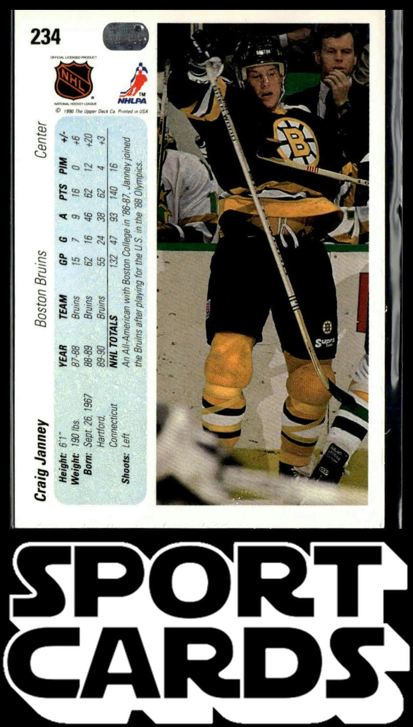 1990-91 Upper Deck #234 Craig Janney SportCards.com