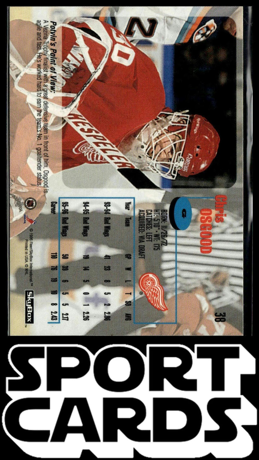 1996-97 SkyBox Impact #38 Chris Osgood SportCards.com
