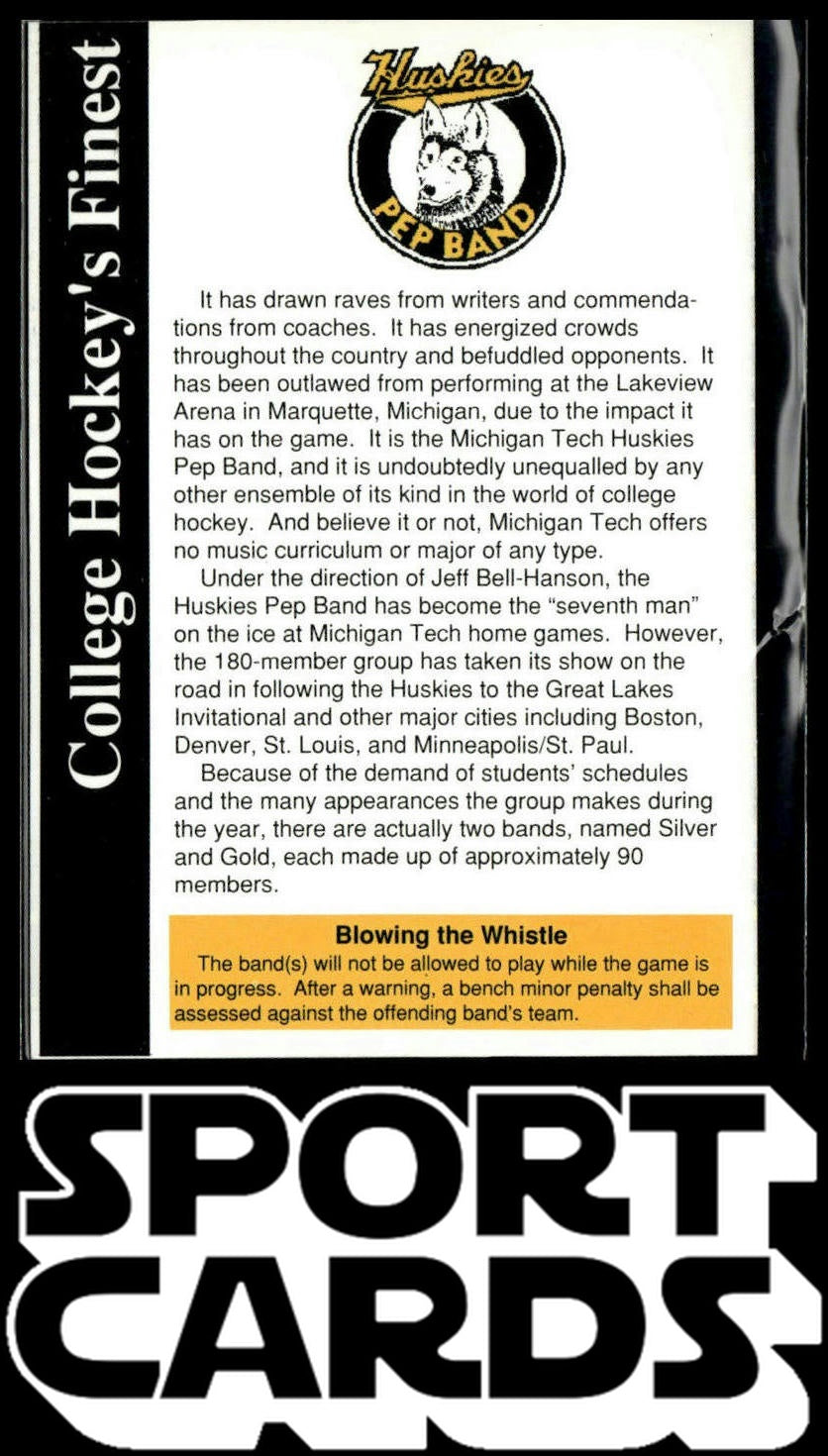 1991-92 Michigan Tech Huskies (NCAA) #NNO Pep Band SportCards.com