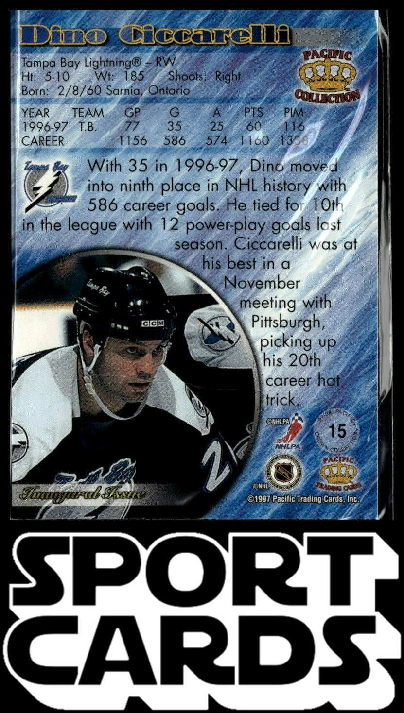1997-98 Pacific Crown Collection #15 Dino Ciccarelli SportCards.com