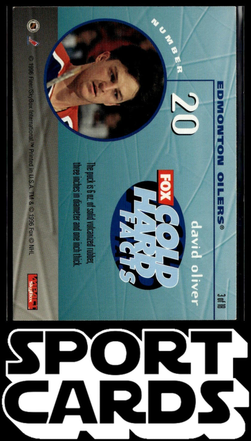 1995-96 SkyBox Impact #3 David Oliver NHL on FOX SportCards.com