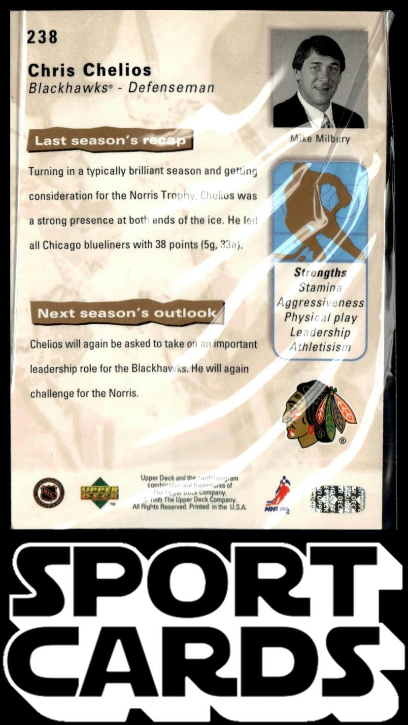 1995-96 Upper Deck #238 Chris Chelios SportCards.com