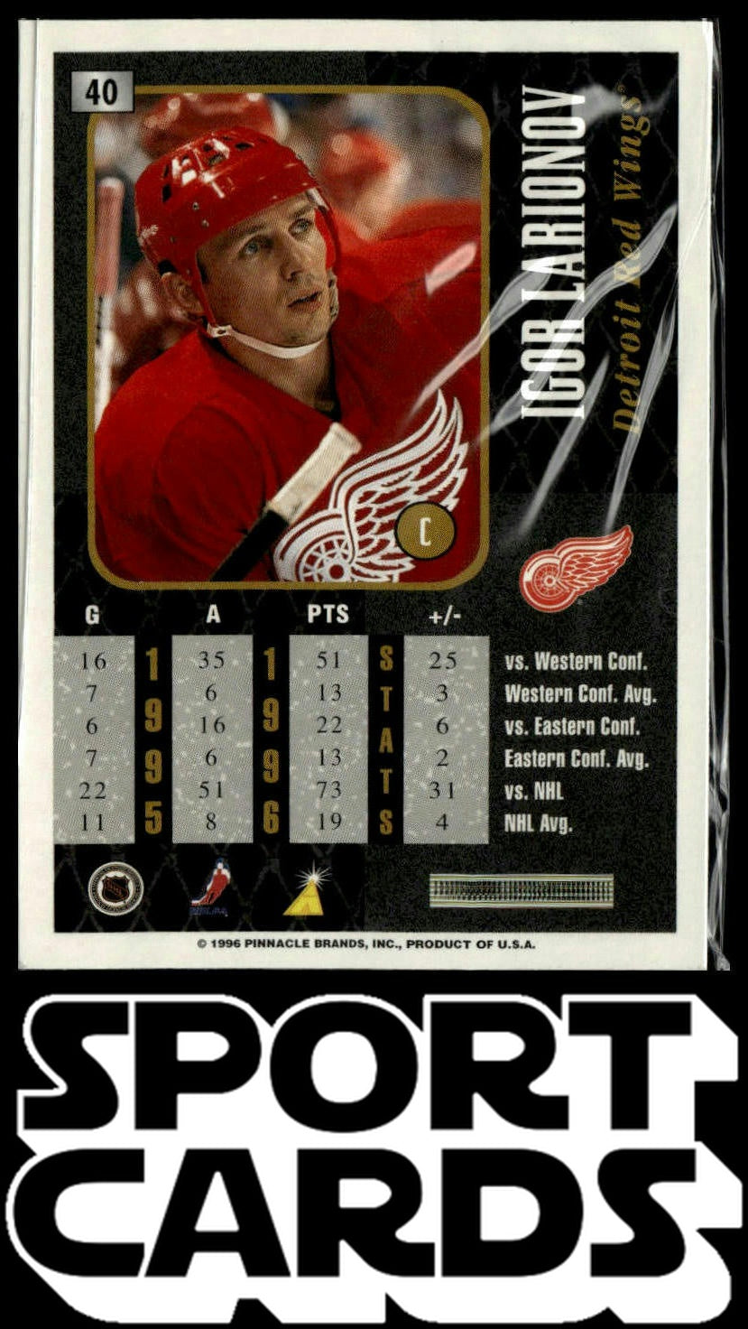 1996-97 Pinnacle Summit #40 Igor Larionov Metal SportCards.com
